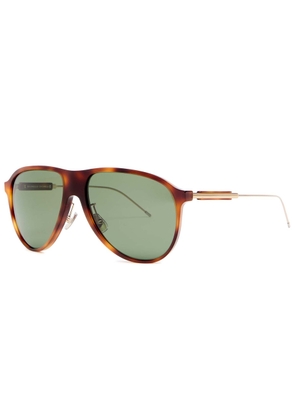 Brunello Cucinelli Sartorial Aviator-style Sunglasses - Brown Havana - One Size