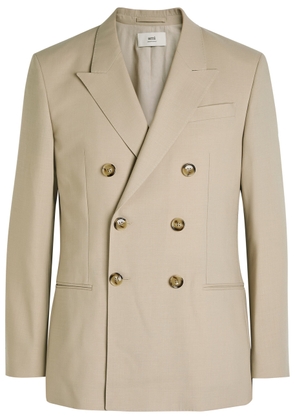 Ami Paris Double-breasted Wool Blazer - Off White - 48 (IT48 / M)