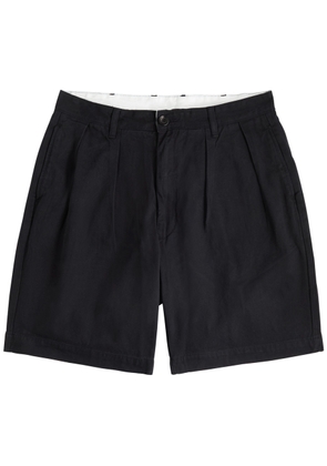 Service Works London Drill Part Timer Cotton Shorts - Black - XL