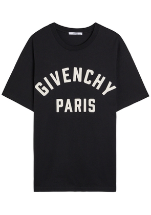 Givenchy Logo-appliquéd Cotton T-shirt - Navy - L