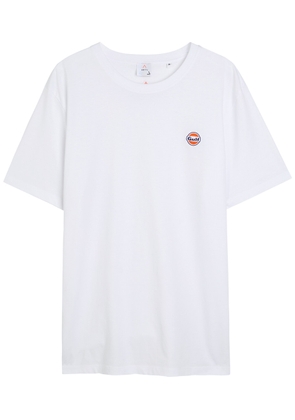 AN-Y1 Logo-embroidered Cotton T-shirt - White - L