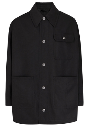 Ami Paris Canvas Overshirt - Black - S