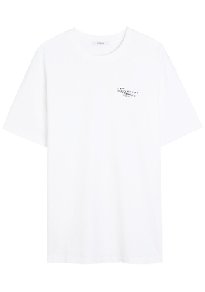 Givenchy Logo-print Cotton T-shirt - White - M