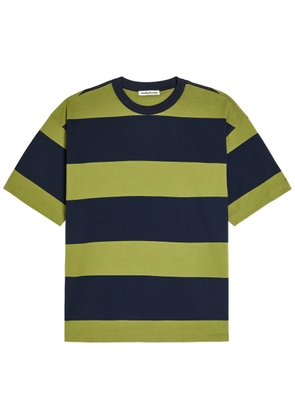 Ymc Triple Stripe Cotton T-shirt - Green - XS