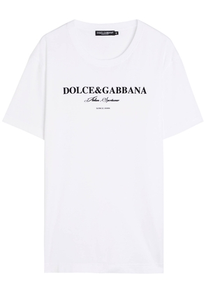 Dolce & Gabbana Logo Cotton T-shirt - White - 46 (IT46 / S)
