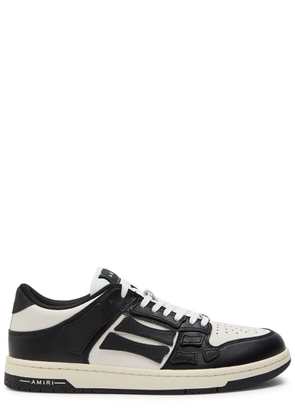 Amiri Skel Panelled Leather Sneakers - Black - 45 (IT45 / UK11)