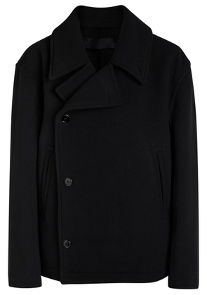 Lemaire Boxy Women's Designer Black Peacoat IT52/XL - 52 (IT52 / XL)