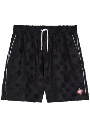Casablanca Logo-monogrammed Terry Shorts - Black - XL