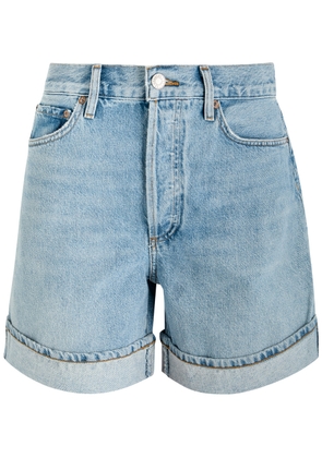 Agolde Dame Denim Shorts - Blue - 25 (W25 / UK6 / XS)