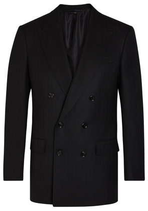 Tom Ford Striped Wool Blazer - Black - 50 (IT50 / L)