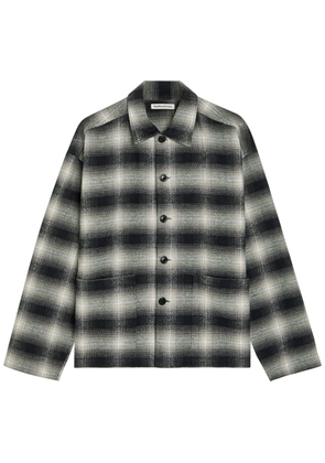 Ymc PJ Checked Cotton Shirt - Black - S