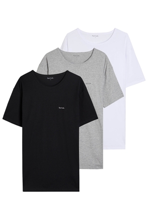 Paul Smith Logo-print Cotton T-shirt - set of Three - Multicoloured 1 - M