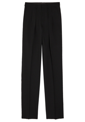 Tom Ford Double Pleat Wool-blend Trousers - Black - 48 (IT48 / M)