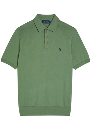 Polo Ralph Lauren Logo-embroidered Cotton Polo Shirt - Green - S