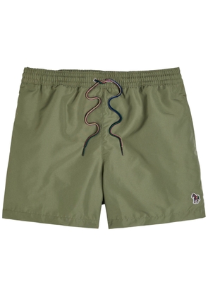 Paul Smith Zebra-appliquéd Shell Swim Shorts - Green - S