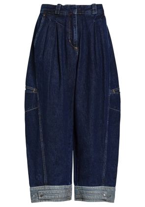 3.1 Phillip Lim Panelled Barrel-leg Jeans - Indigo - 10 (UK14 / L)