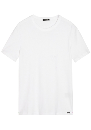 Tom Ford Crew-neck Stretch-cotton T-shirt - White - L