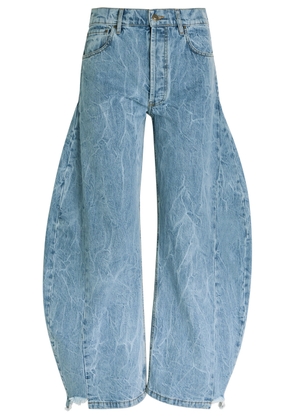 A.W.A.K.E Mode Washed Barrel-leg Jeans - Indigo - 38 (UK10 / S)