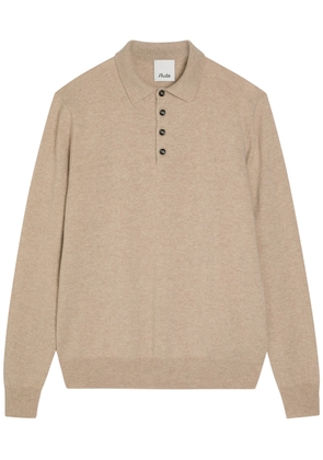 Allude Cashmere Polo Jumper - Beige - S