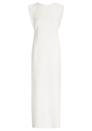 Armarium Mina Crepe Midi Dress - White - 38 (UK6 / XS)