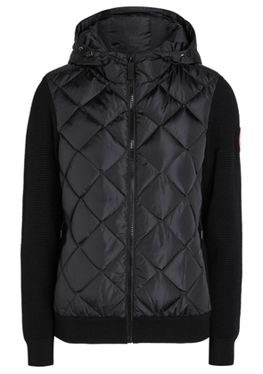 Canada Goose Hybridge Quilted Shell and Wool Jacket - Black - XS (UK6 / XS)