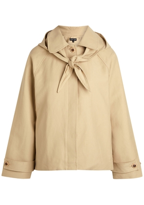 Sister Jane Galleria Hooded Cotton Jacket - Tan - 14 (UK14 / L)