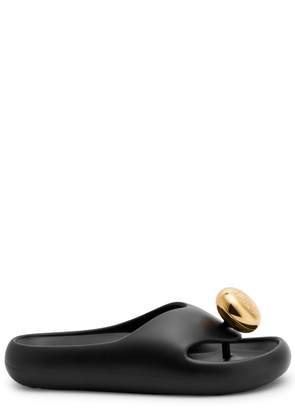 Loewe Foam Pebble Engraved Sandals - Black - 37 (IT37 / UK4)