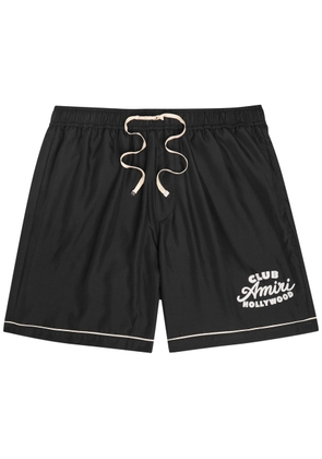 Amiri Club Amiri Embroidered Modal-blend Shorts - Black - L