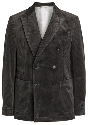 Oliver Spencer Double-breasted Corduroy Blazer - Dark Grey - 52 (UK42 / XL)