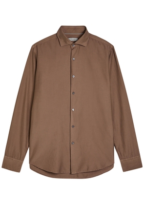 Canali Cotton-blend Shirt - Beige - XL (UK42 / XL)