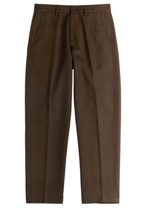 Dries Van Noten Penwick Wool Trousers - Brown - 46 (IT46 / S)