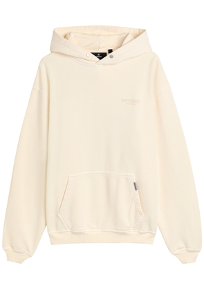 Represent Owners Club Hooded Cotton Sweatshirt - Cream - S