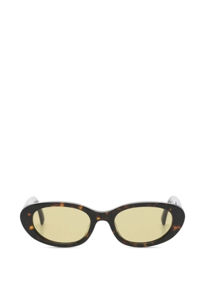 Patrizia Pepe oval-frame sunglasses - Brown