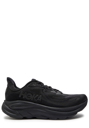 Hoka Clifton 10 Mesh-knit Sneakers - Black - 12 (IT46 / UK12)