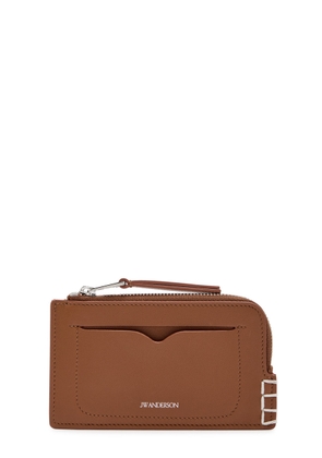 JW Anderson Loafer Leather Wallet - Tan - One Size