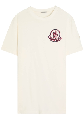 Moncler Logo Cotton T-shirt - White - L