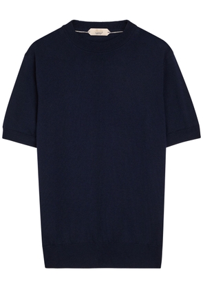 Aurélien Knit Merino Wool T-shirt - Navy - M