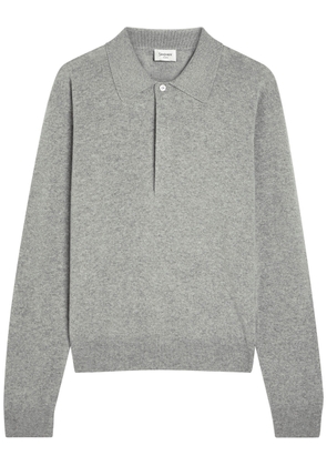 Saint Laurent Wool Polo Jumper - Grey - S