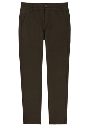 Paige Stafford Slim-leg Jersey Trousers - Dark Green - 28 (W28 / XS)