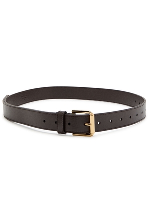 Givenchy Leather Belt - Chocolate - 75 (UK8/ S)