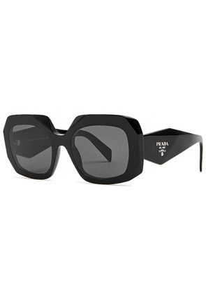 Prada Oversized Sunglasses - Black - One Size