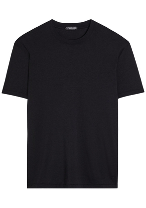 Tom Ford Logo-embroidered Jersey T-shirt - Black - 50 (IT50 / L)