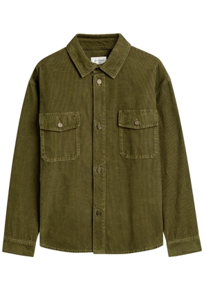 Saint Laurent Corduroy Overshirt - Khaki - XL