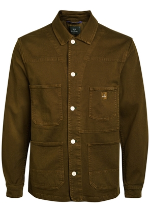 PS Paul Smith Chore Stretch-cotton Overshirt - Green - S