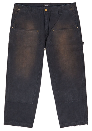 Willy Chavarria Workwear Toluca Relaxed Denim Jeans - Black - L