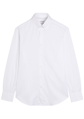 Brunello Cucinelli Cotton-poplin Shirt - White - L