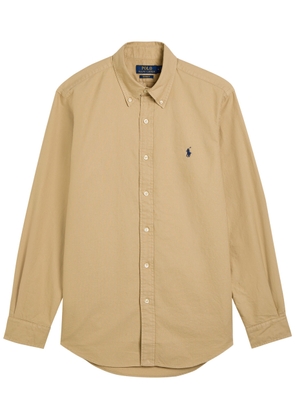 Polo Ralph Lauren Logo-embroidered Cotton Shirt - Tan - S