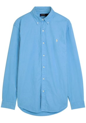 Polo Ralph Lauren Logo-embroidered Cotton Shirt - Blue - Xxl