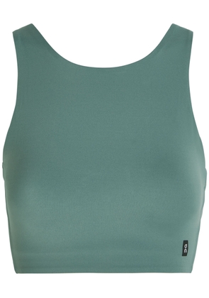 ON Core 2 in 1 Stretch-jersey Crop top - Olive - S (UK8-10 / S)