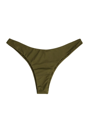Away That Day Fiji Bikini Briefs - Olive - L (UK14 / L)